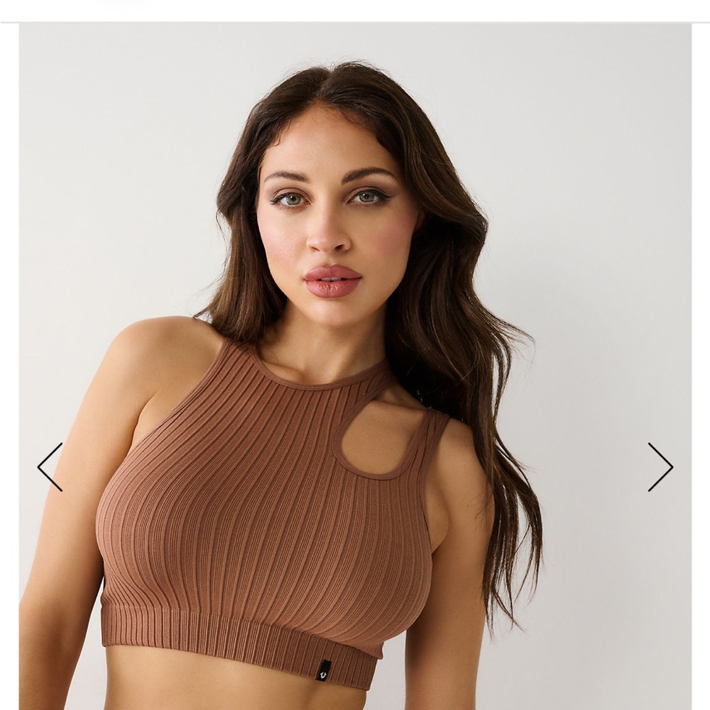 True religion SEAMLESS CUT OUT TOP